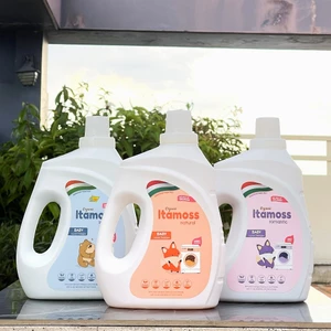 Nước giặt xả ITAMOSS hương Hướng dương/Anh đào/Violet dịu nhẹ thơm lâu – Can 3.2kg - date tháng 4-2027