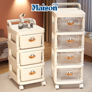 Kệ Để Đồ Nhiều Tầng Đa Năng Có Bánh Xe MAISON Xe Đẩy Spa Dùng Trong Phòng Bếp, Phòng Tắm Tiện Lợi