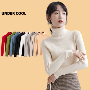 Áo Len tăm Cổ Lọ Nữ giữ nhiệt siêu ấm UNDERCOOL Len Gân Tăm Co Giãn Nhiều Màu sắc trẻ trung , Live ADT02
