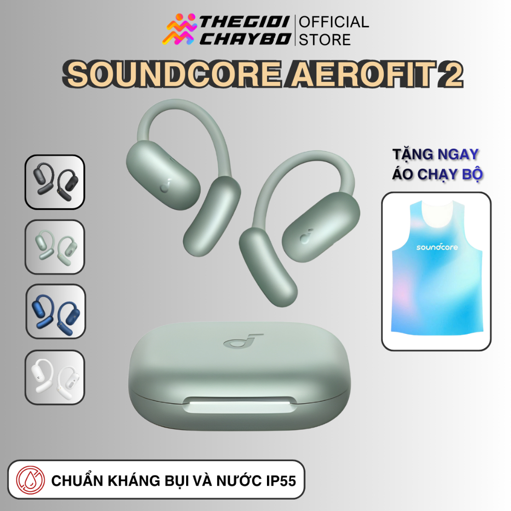 Soundcore AeroFit 2 - Tai Nghe Bluetooth Thể Thao Open-Ear, Chống Nước | BigBuy360 - bigbuy360.vn