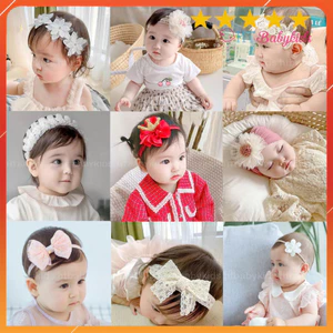 Băng Đô Cho Bé Gái Sơ Sinh, Turban Htbabykids Phong Cách Công Chúa