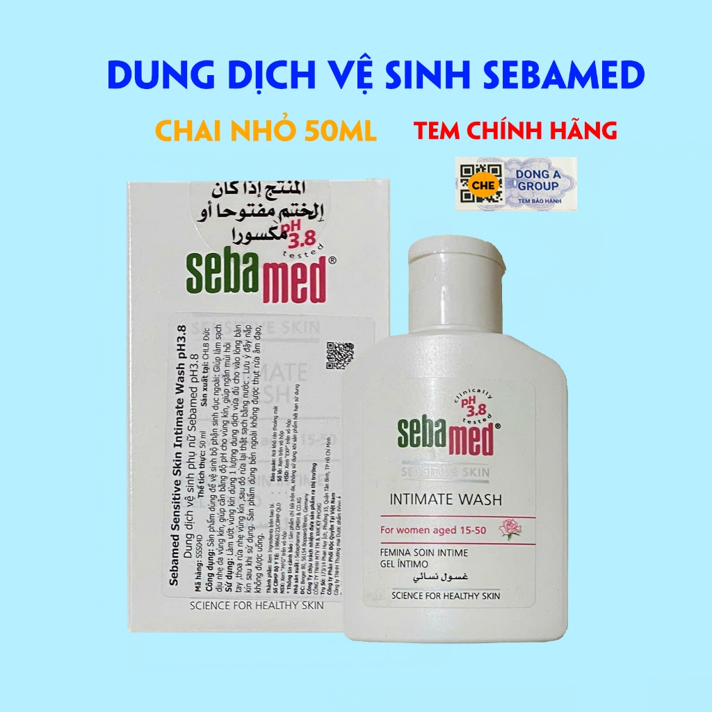 Dung dch v sinh ph n Sebamed pH3.8 Feminine Intimate Wash 50ml