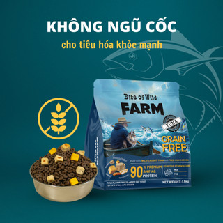 Hạt Cho Mèo Bite Of Wild Farm Cá Ngừ Combo 1, 2, 3 Gói 50G, Hỗ Trợ Tiêu Hóa, 90% Đạm Từ Cá Ngừ Na Uy