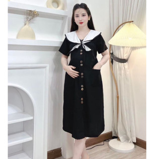 Váy bầu đuôi cá xinh xinh giảm giá cho mẹ bầu