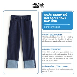 Quần Jeans Nữ Form Straight - Routine 10F25DPAW008