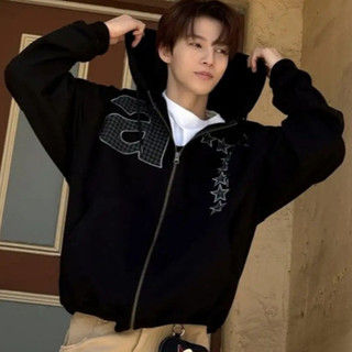 Korean purchasing agent THE COLDEST MOMENT star hooded jacket hat T women's hoodie
