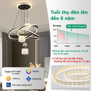 Đèn ốp trần phòng khách ttrang trí đèn led gắn tường đèn treo thả trần