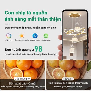 Đèn ốp trần phòng khách ttrang trí đèn led gắn tường đèn treo thả trần