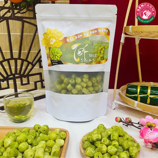 Mứt hạt sen ít đường vị trà xanh matcha Senfarm