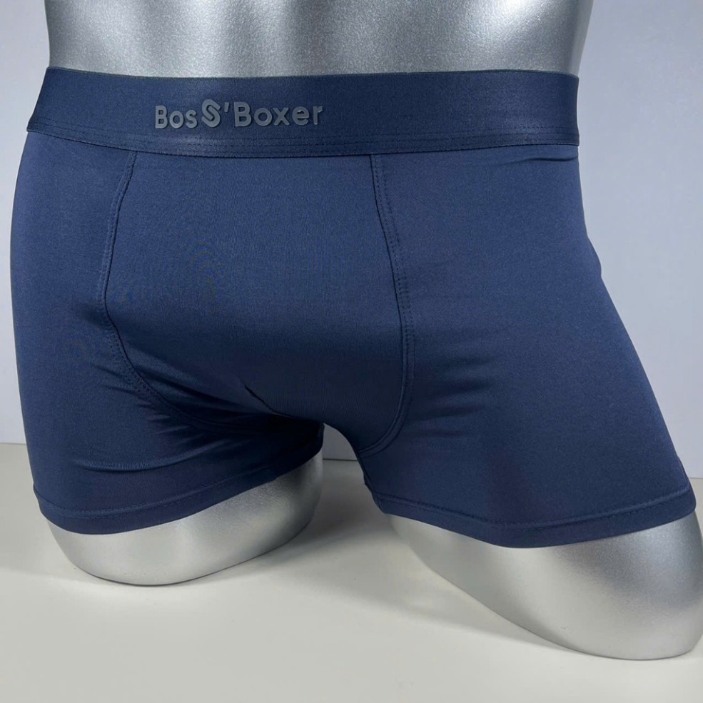 [TẶNG HỘP 3 BCS] Combo 5 Quần Lót Nam Boxer Thun Lạnh Cao Cấp, Kháng Khuẩn, Co Giãn 4 Chiều Set 5 Màu BO01