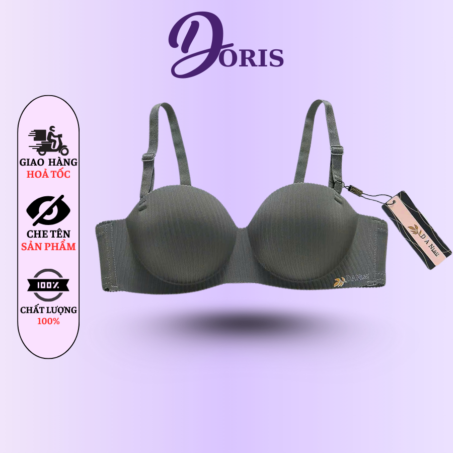 Áo Ngực Đúc Su Không Gọng Chất Su Cúp Ngang Nâng Ngực Quyến Rủ (Phiên Bản Mới) DORIS 2288