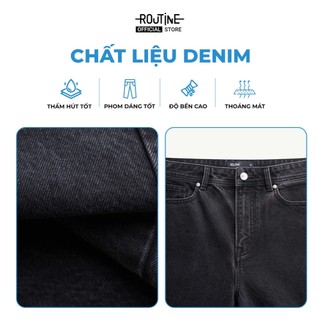 Quần Short Denim Nam Form Straight - Routine 10F25DPS005