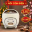 Nồi cơm điện mini Guckdo chính hãng, nồi nấu cơm nhanh trong 15 phút, lòng chống dính 3 lớp an toàn