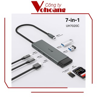 Hub USB Type-C 7 Cổng TP-Link UH7020C HDMI 4K@60Hz, Sạc nhanh 100W, Truyền dữ liệu siêu tốc 5Gbps
