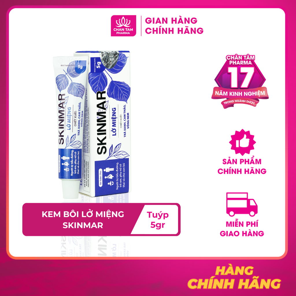 [Chính Hãng] Kem Bôi Lở Miệng Skinmar Tuýp 5g | Shopee Việt Nam