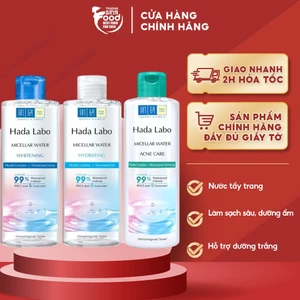 Nước Tẩy Trang Làm Sạch Sâu, Dưỡng Ẩm & Hỗ Trợ Dưỡng Trắng Hada Labo Micellar Water