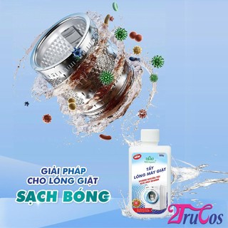 Tẩy Lồng Máy Giặt NS Organic Washing Machine Drum Cleaner Powder 300g (bột diệt khuẩn 99,9%) 2Trucos