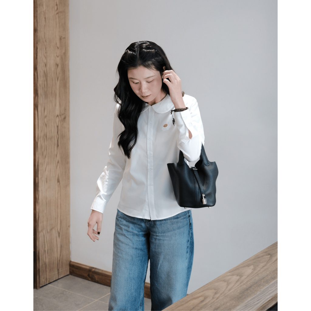 LÀ EM | Áo Mini Daizy - Áo sơ mi 4 mùa mêm mịn ít nhăn.