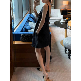 Hin Dress / By Cor/ Đầm hở lưng Linen