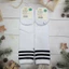 Tất TE cao đùi cho bé gái – tất cotton dài không gót, mềm co giãn, cho bé 3–10 tuổi