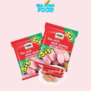 Xúc Xích Tiệc Trùng Ponnie Vị Heo 5 Cây/ Bịch 175g
