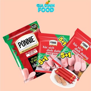 Xúc Xích Tiệc Trùng Ponnie Vị Heo 5 Cây/ Bịch 175g