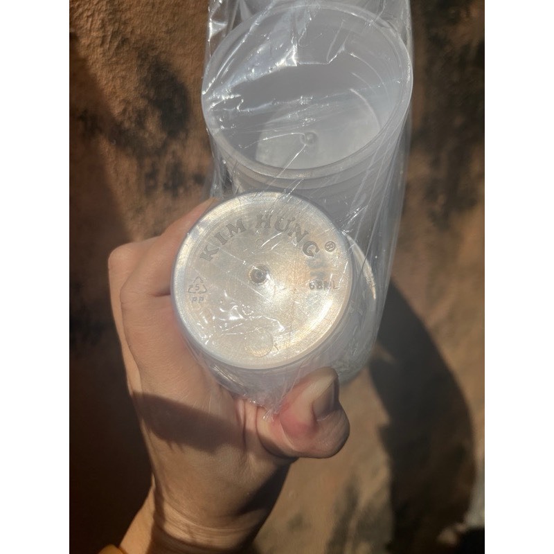 100 Hộp Nhựa Làm Bánh Flan Size Trung 65ml Hủ Nhựa PP An Toàn Không BPA Kèm Nắp Chịu Nhiệt Dùng Cho Bánh Flan Sữa Chua