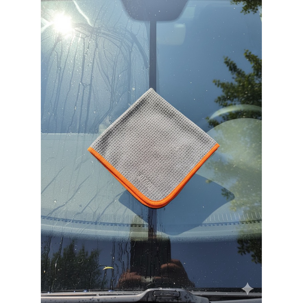 Khăn lau kính ô tô WAFFLE dòng cao cấp không để lại vệt LOTACO 40 x 40 cm không xướt kính | BigBuy360 - bigbuy360.vn