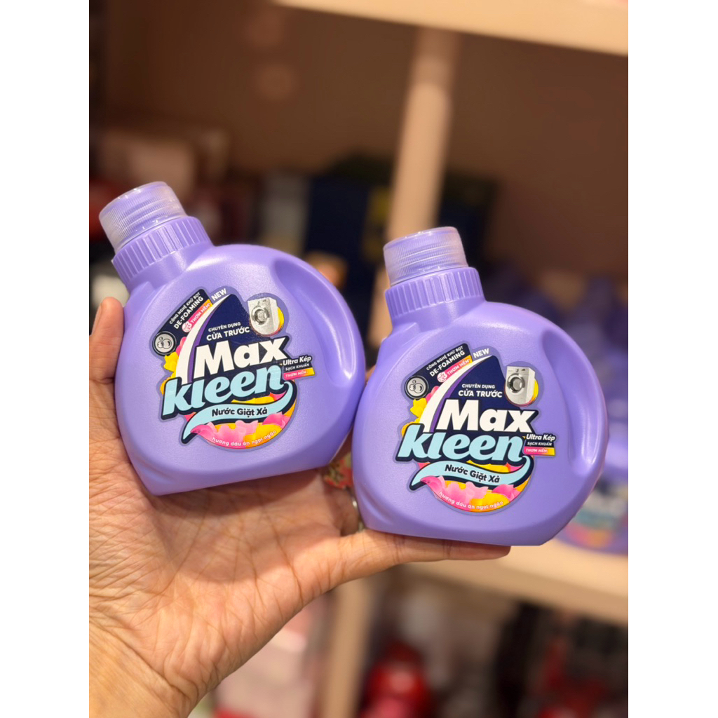 Nước giặt xả Maxkleen 120gr mini tiện lợi siêu thơm date 2027 [hoả tốc]