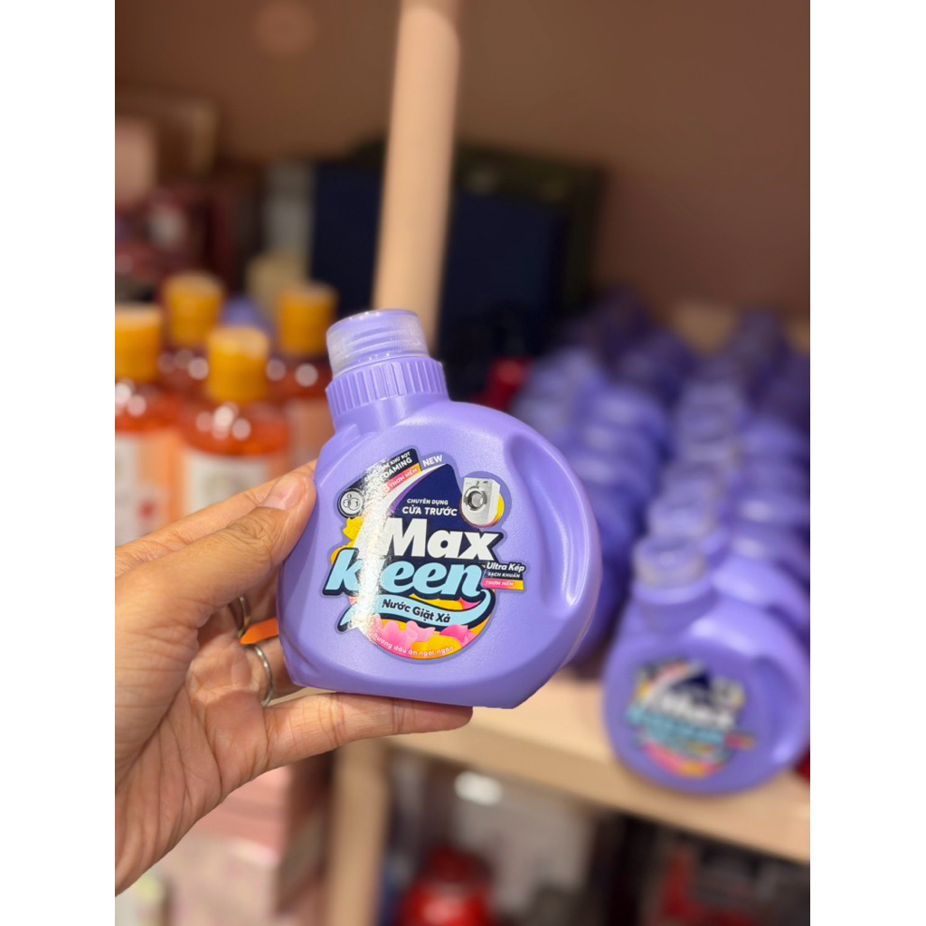 Nước giặt xả Maxkleen 120gr mini tiện lợi siêu thơm date 2027 [hoả tốc]