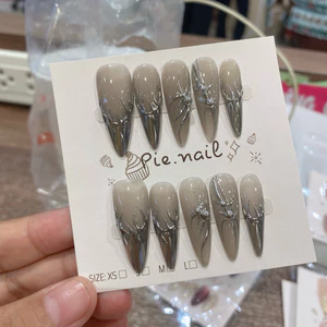462. nailbox tráng gương nổi bạc, cyber