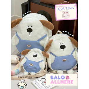 BaLo (XINHXINH) [ORDER] Balo Thú Bông Đi Học Đi Chơi Dễ Thương, Balo Chó Bông, Cặp Sách Nữ Cute BL456
