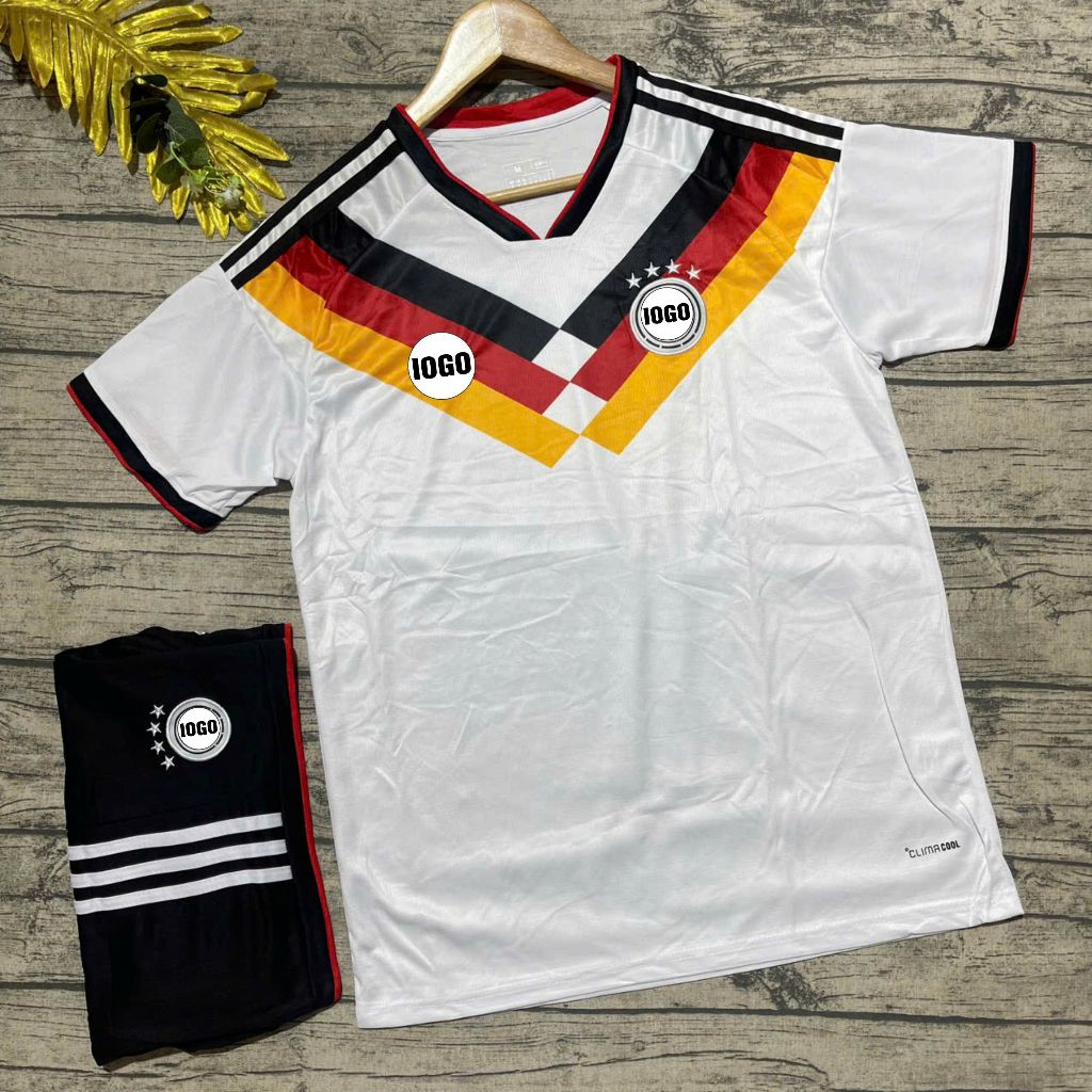 (FREE SHIP)Bộ Quần Áo Bóng Đá Đội Tuyển Đức World Cup 2026 Mẫu Chính Thức- Vải Polyester Thái Gai Lưới