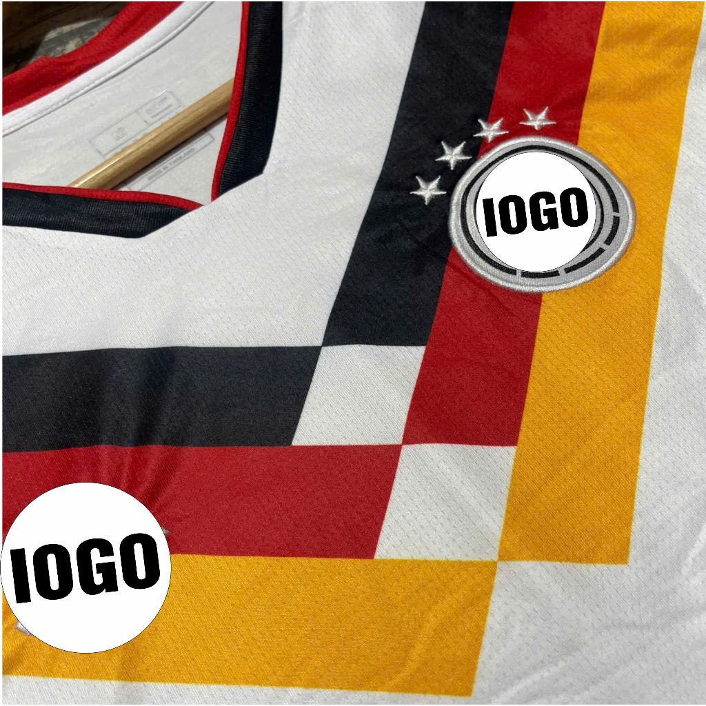 (FREE SHIP)Bộ Quần Áo Bóng Đá Đội Tuyển Đức World Cup 2026 Mẫu Chính Thức- Vải Polyester Thái Gai Lưới