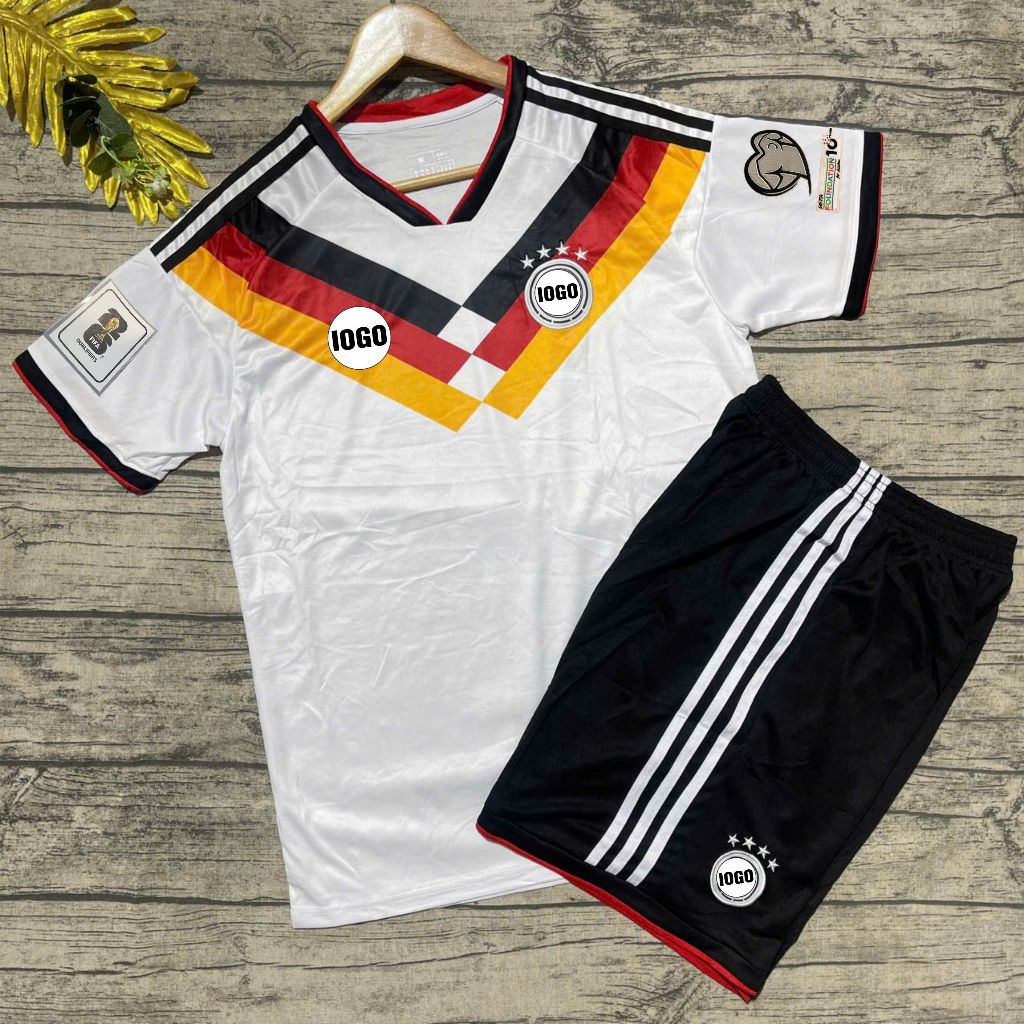 (FREE SHIP)Bộ Quần Áo Bóng Đá Đội Tuyển Đức World Cup 2026 Mẫu Chính Thức- Vải Polyester Thái Gai Lưới