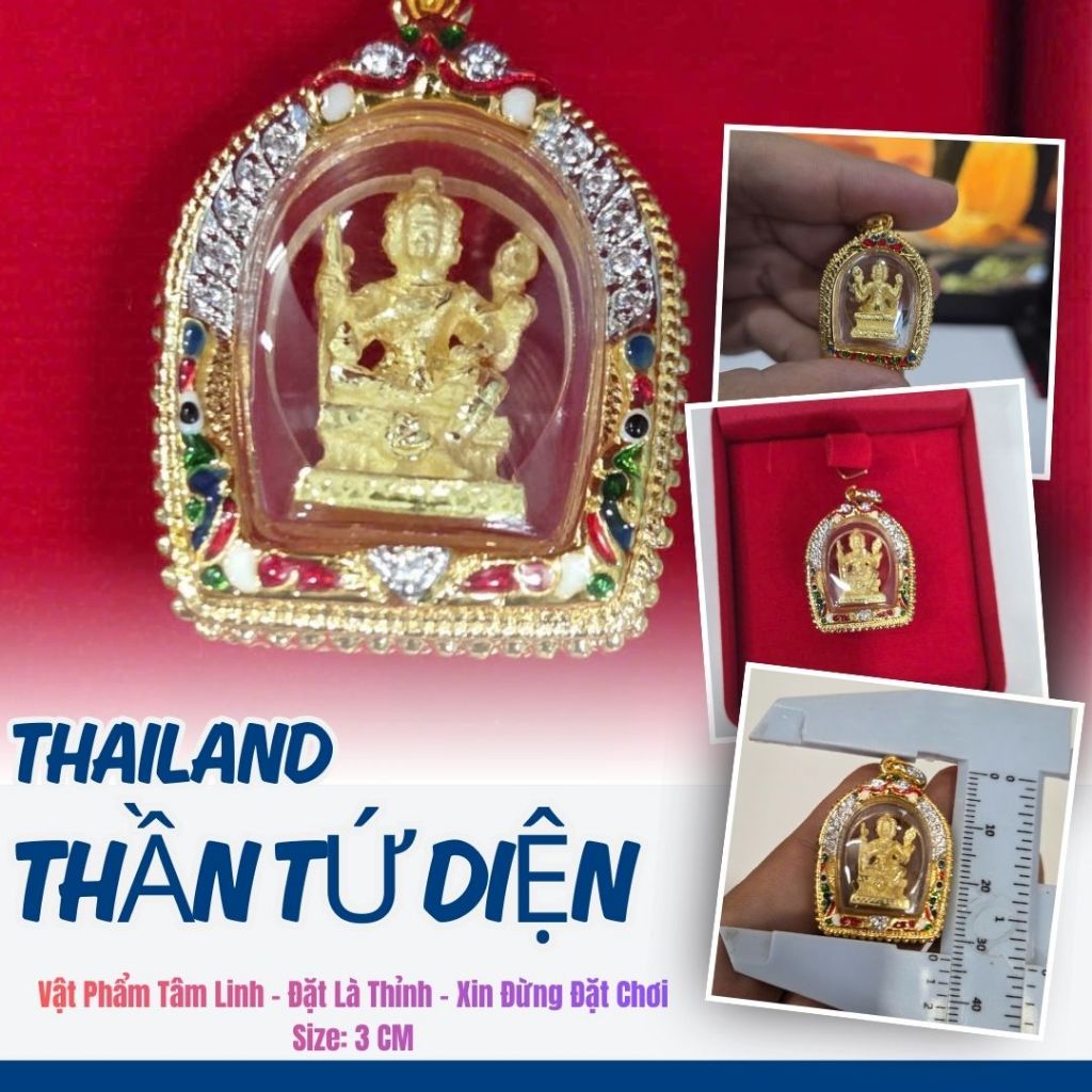 Mặt Dây Chuyền Tứ Diện 3cm Nhẹ Nhàng Dễ Đeo - Món Trang Sức Phong Cách