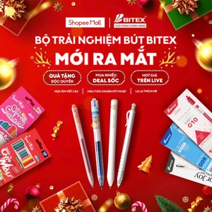 Combo Trải nghiệm 7 Bút Bitex Cao Cấp (B06, G09-G17) - Mực Đậm, Nét Mượt, Chuẩn Châu Âu