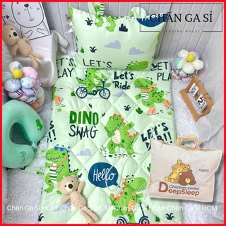💫FOR BABY💫Nệm Chăn Gối Cho Bé Đi Học Lụa Lyocell Viscose Mềm Mát, Tặng Túi Canvas _ Chăn Ga Sỉ HCM