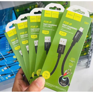 DÂY SẠC ĐIỆN THOẠI HOCO BỌC DÙ X89, Dài 1M, Usb ra Lightning , TypeC ,Micro.