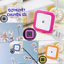 COMBO 4 Đèn ngủ LED hình vuông, cảm biến ánh sáng, 0.5w tiết kiệm điện [quangthuyet]