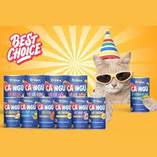 Combo 12/24 Lon Pate Cho Mèo Happy Choice Lon 400g Mix Vị Ngẫu Nhiên