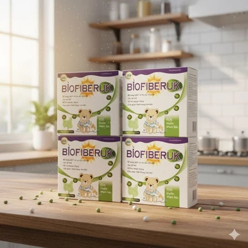 ỐNG UỐNG BIOFIBERUK HỘP 20 ỐNG X 10 ML BỔ SUNG CHẤT XƠ VÀ CÁC VITAMIN, HỖ TRỢ NHUẬN TRÀNG, GIẢM TÌNH TRẠNG TÁO BÓN