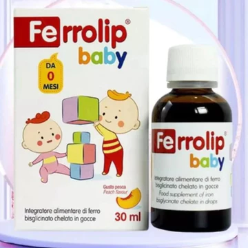 FERROLIP BABY ( Lọ 30ml ) Bổ Sung Sắt Amin Hữu Cơ Thơm Ngon Cho Bé Khỏe Mạnh.giảm nguy cơ thiếu máu thiếu sắt ở trẻ em
