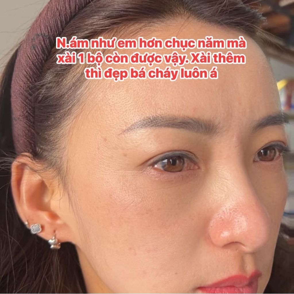 Kem Nám Mờ Thâm Eugénie Dưỡng Trắng Mờ Đều Màu Da Bộ 3 Món