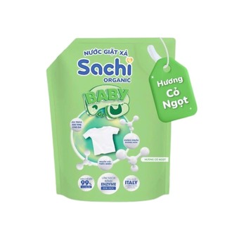 ​Nước Giặt Xả Sachi 3,2kg Chính Hãng - Nước Giặt Sinh Học Enzyme Thơm Lâu, Kháng Khuẩn, An Toàn