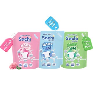 ​Nước Giặt Xả Sachi 3,2kg Chính Hãng - Nước Giặt Sinh Học Enzyme Thơm Lâu, Kháng Khuẩn, An Toàn