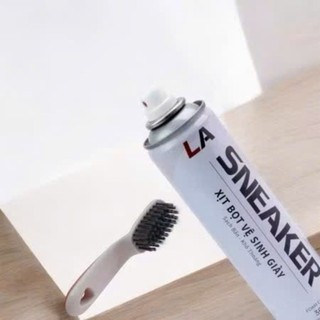 Chai Xịt Tạo Bọt Vệ Sinh Giày SNEAKER 300ml, Bình Xịt Tuyết Làm Trắng Giày Dép, giặt khô,khử mùi, .