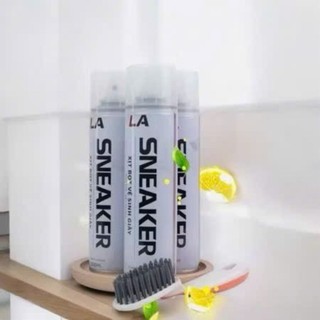 Chai Xịt Tạo Bọt Vệ Sinh Giày SNEAKER 300ml, Bình Xịt Tuyết Làm Trắng Giày Dép, giặt khô,khử mùi, .