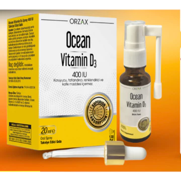 Ocean Vitamin D3 - ( hộp 20ml ) xịt và nhỏ giọt .Bổ sung vitamin D3 tăng cường chắc khỏe của xương răng ở trẻ