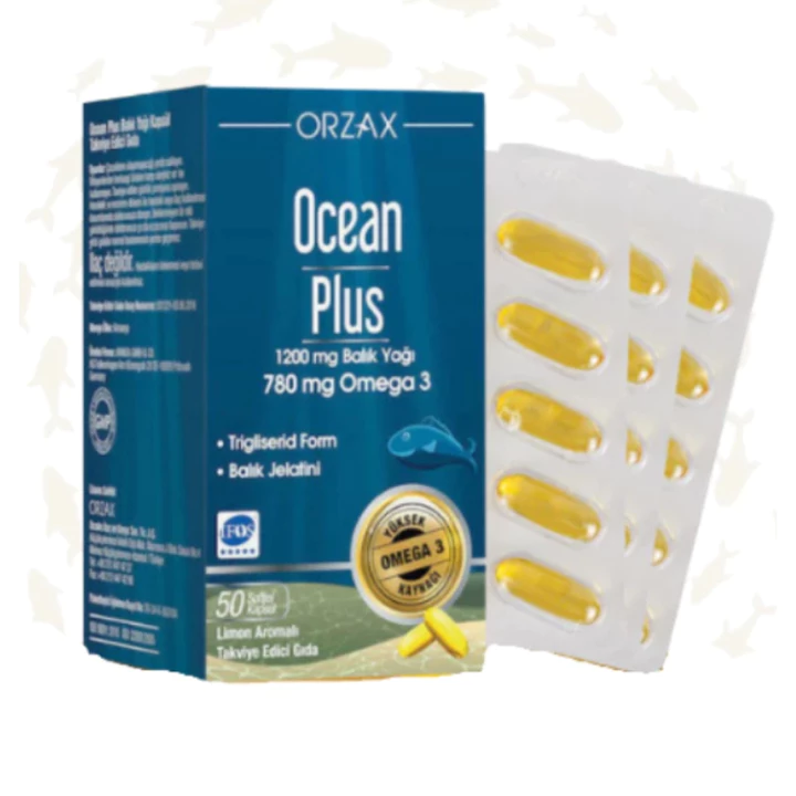 Ocean Plus (Hộp 30 Viên) Viên Uống Bổ Sung Omega 3 EPA DHA Hỗ Trợ Tim Mạch Khỏe Mạnh Giảm Mỡ Máu.bổ não, bổ mắt